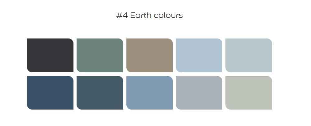 Earth colour palette