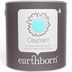 Buy 2 for £125 & Free Delivery on Earthborn Claypaint 5L Ready Mixed White Clay