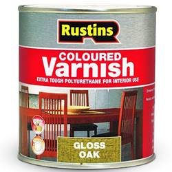 Rustins Polyurethane Coloured Varnish Gloss 1litre