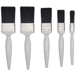 Harris Essentials Woodwork Gloss Paint Brush 5 Pack