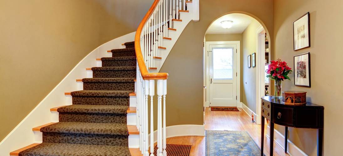 painting your hallway and stairs