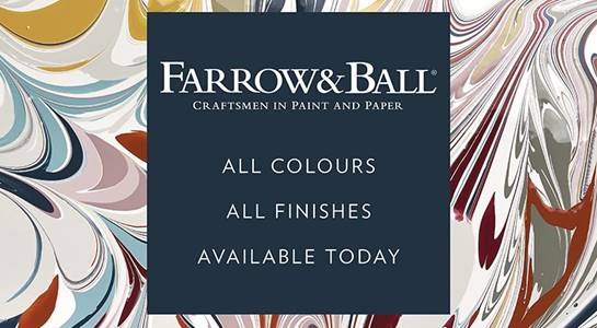 Farrow and Ball : All colours available now!