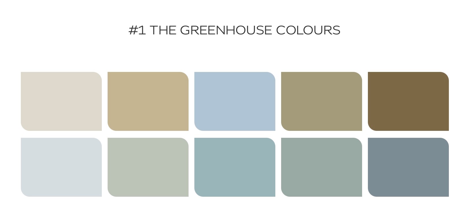 Dulux Greenhouse Colour Palette