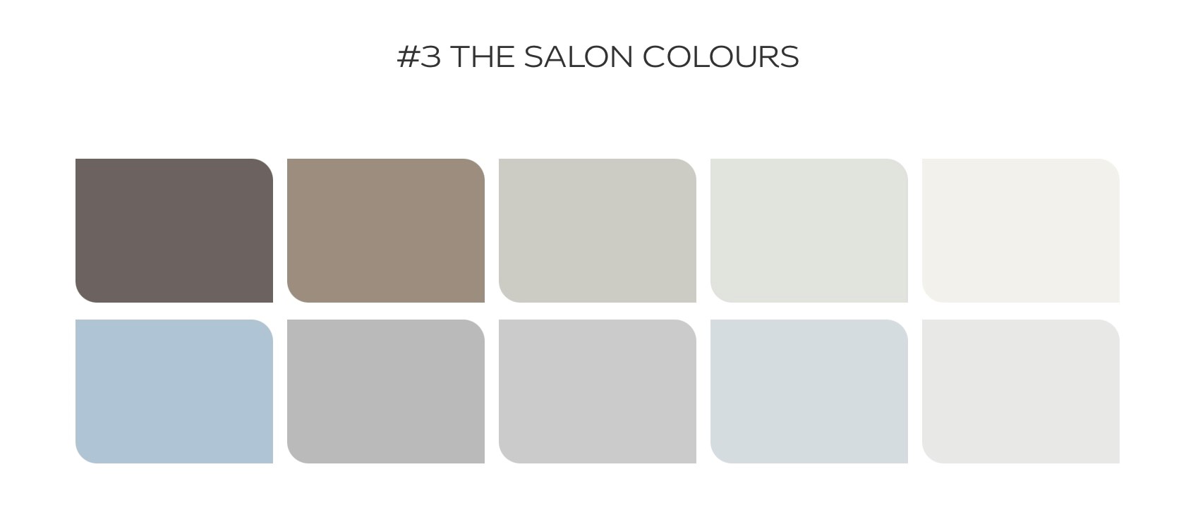 Dulux Salon Colour Palette