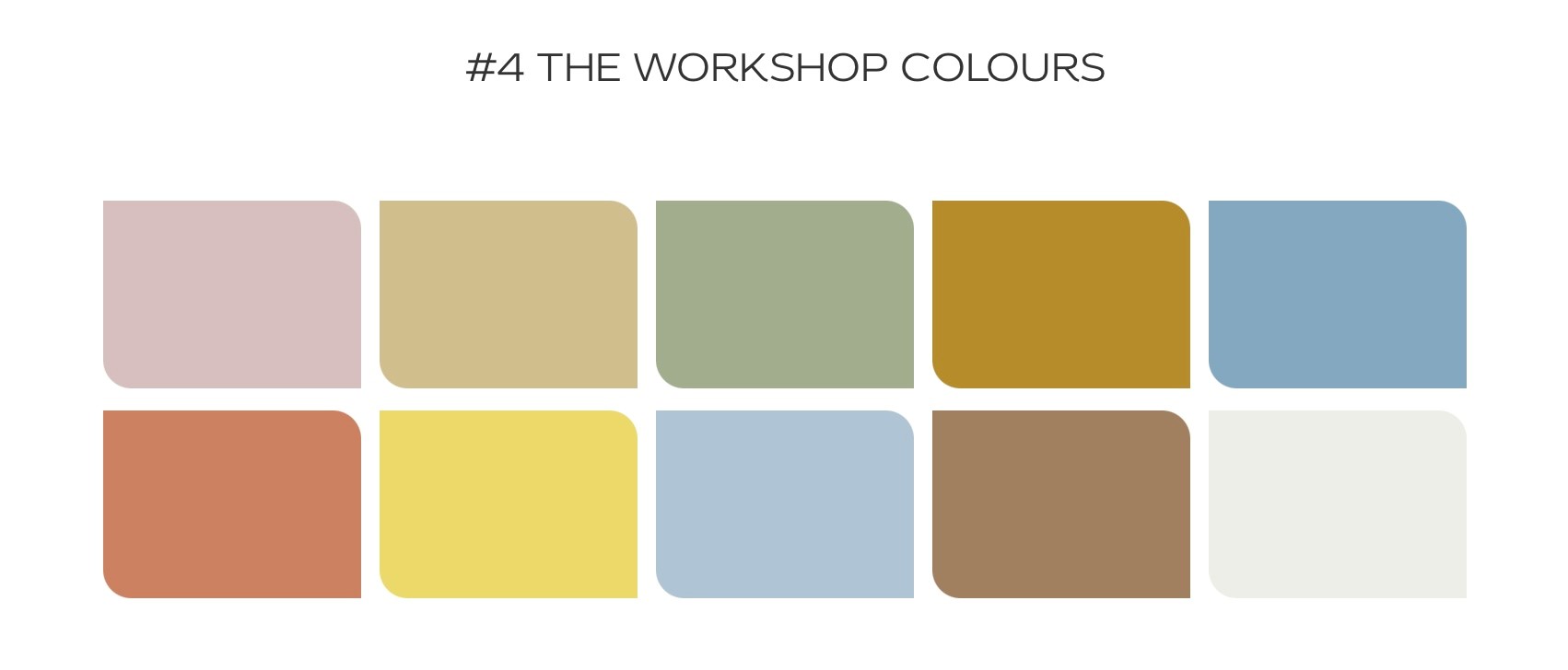 Dulux Workshop Colour Palette