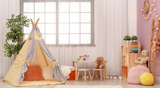 Create a room they'll want to play in!