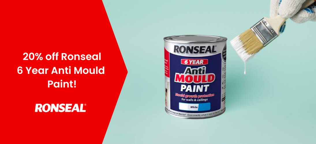 Stop mould with Ronseal Anti Mould Paint