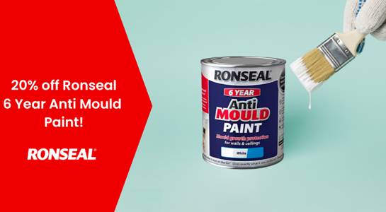Stop mould with Ronseal Anti Mould Paint!