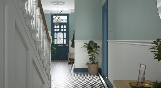 Update your hallway with Dulux Heritage