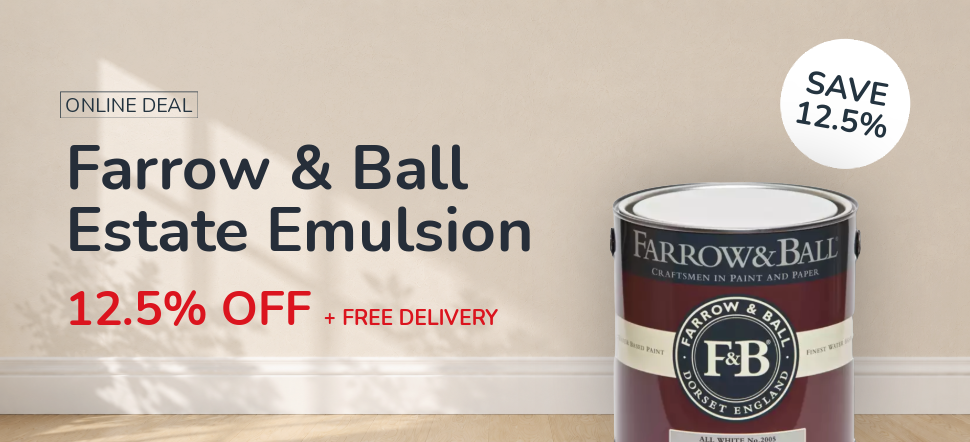 12.5% off Farrow & Ball Estate Emulsion
