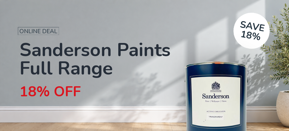 Sanderson Paint – 18% Off All Paint with Free Delivery