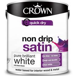 Crown Quick Dry Non Drip Satin