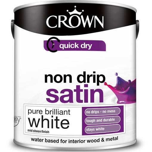 Crown Quick Dry Non Drip Satin