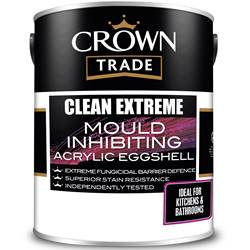 Crown Trade Clean Extreme Mould Inhibiting Acrylic Eggshell