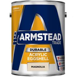 FREE Delivery on Armstead Trade Durable Acrylic Eggshell 5L Ready Mixed