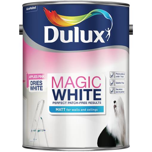 Dulux Magic White Matt Paint - Paint Direct
