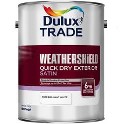 Dulux Trade Weathershield Quick Dry Exterior Satin