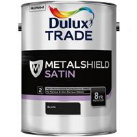 25% Off & Free Delivery on Dulux Trade Metalshield Satin 2.5L Ready Mixed Black