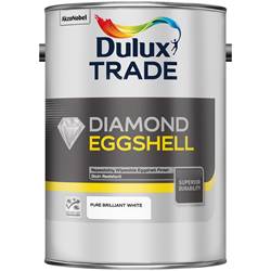 5% Off When You Buy 2 & Free Delivery on Dulux Trade Diamond Eggshell 2.5L Ready Mixed Brilliant White