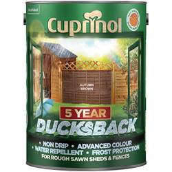 Buy 3 for £36 on Cuprinol 5 year Ducksback 5L Ready Mixed
