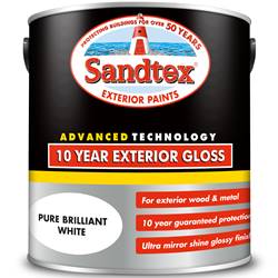 Save £2.50 on Sandtex 10 Year Exterior Gloss 750ml Ready Mixed