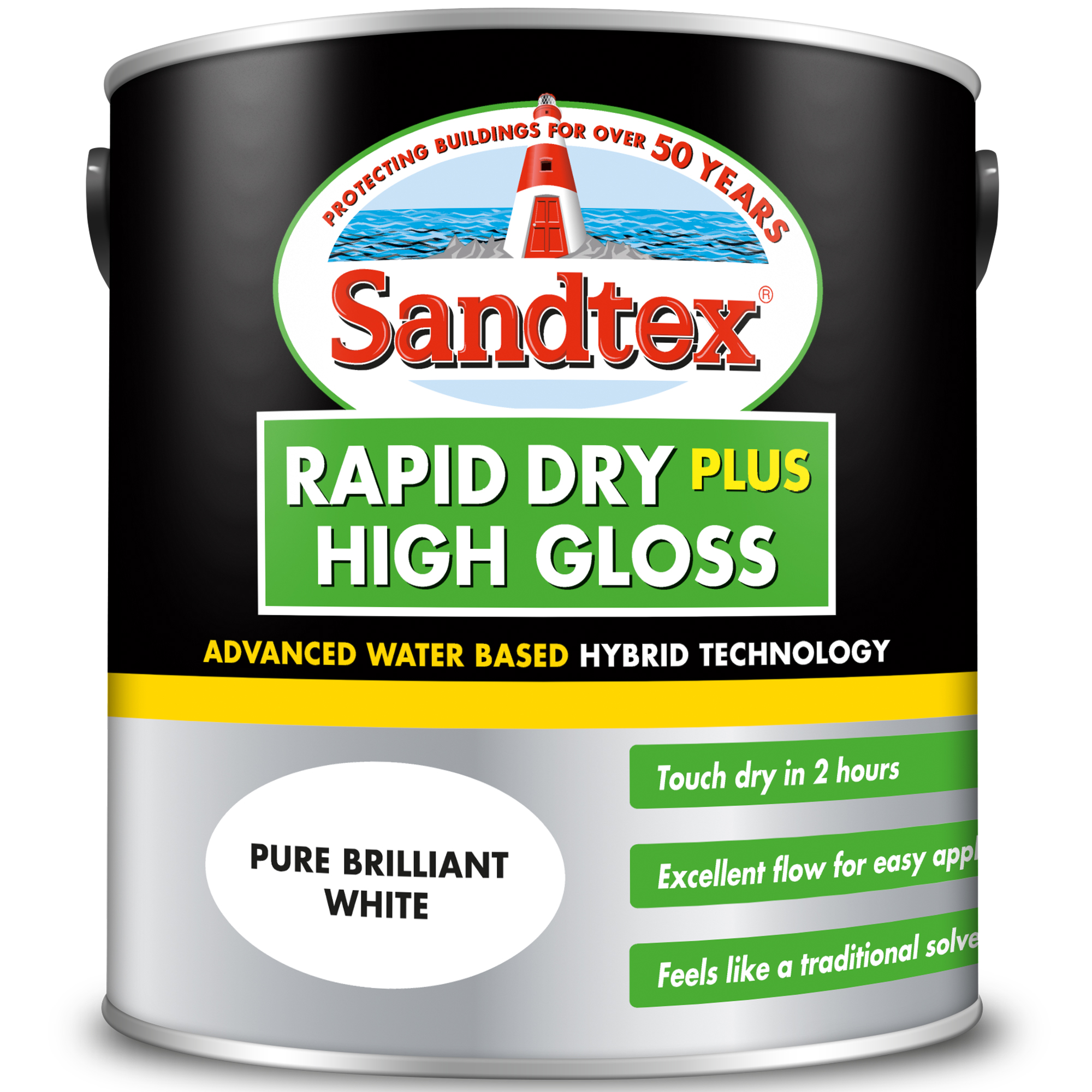 Sandtex Retail Rapid Dry Plus High Gloss Bay Tree 0.75 L 
