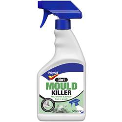 Polycell 3 In 1 Mould Killer Spray 500ml
