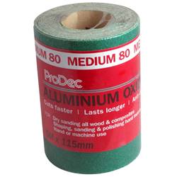 Rodo ProDec 80 Grit Aluminium Oxide 5 Mtr Roll