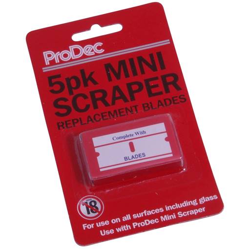 Rodo ProDec Replacement Blades For Mini Scraper Pack of 5