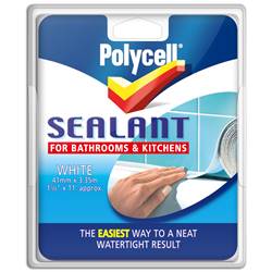Polycell Sealant Strip Kitchen & Bathroom 41mm