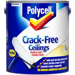 Polycell Crack-Free Ceilings Matt 2.5 Litre