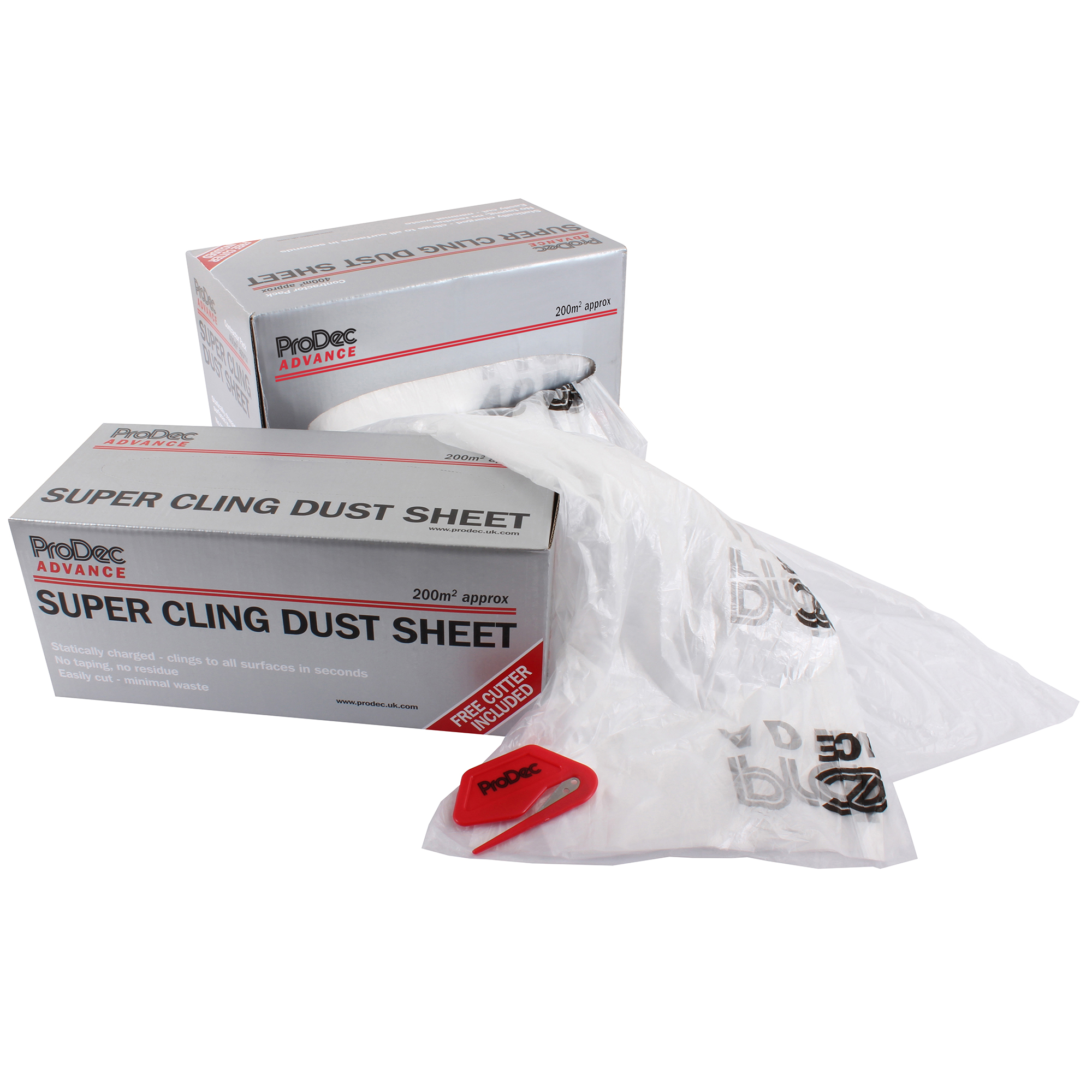 Rodo ProDec Super Cling Dust Sheet Roll 4m x 50m