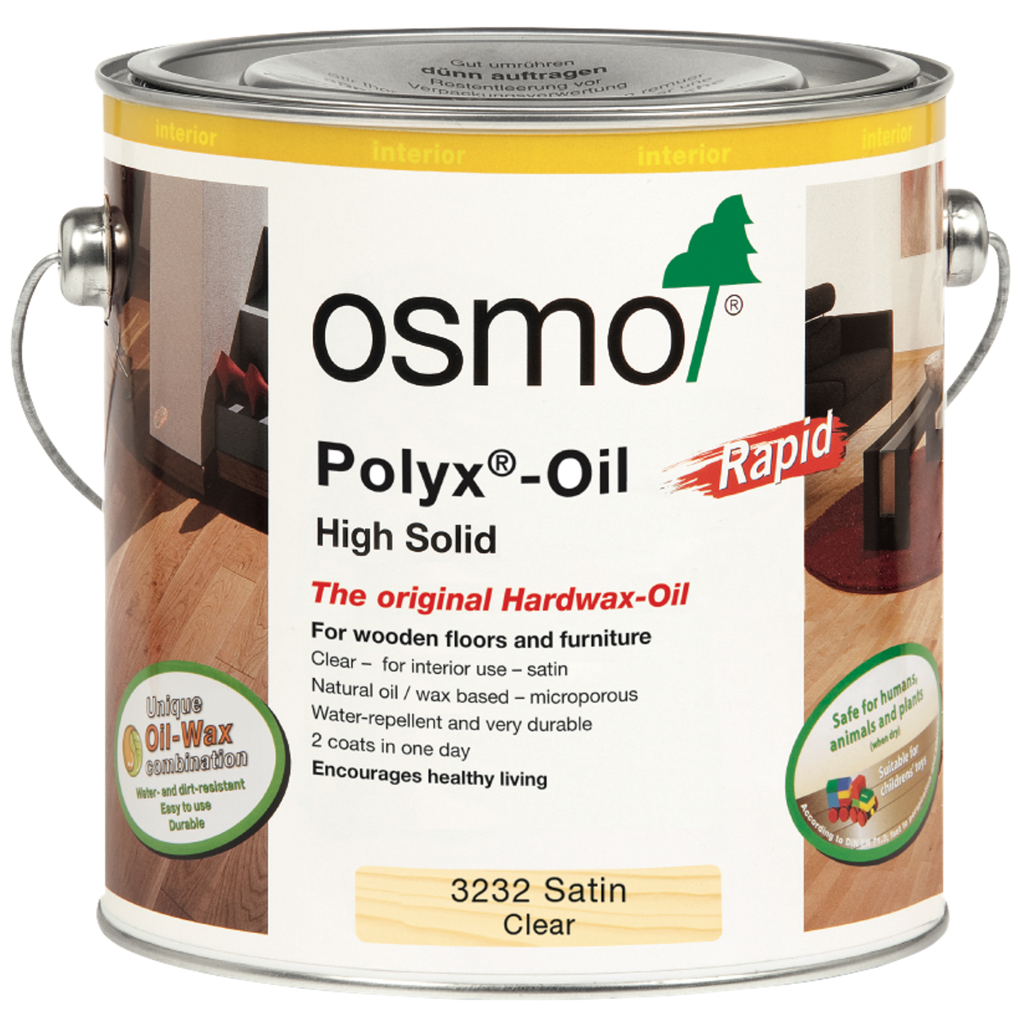 Osmo Polyx Hardwax Rapid Clear Satin 3232