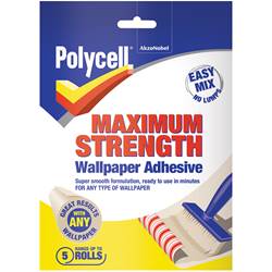 Polycell Maximum Strength Wallpaper Adhesive 5 Roll