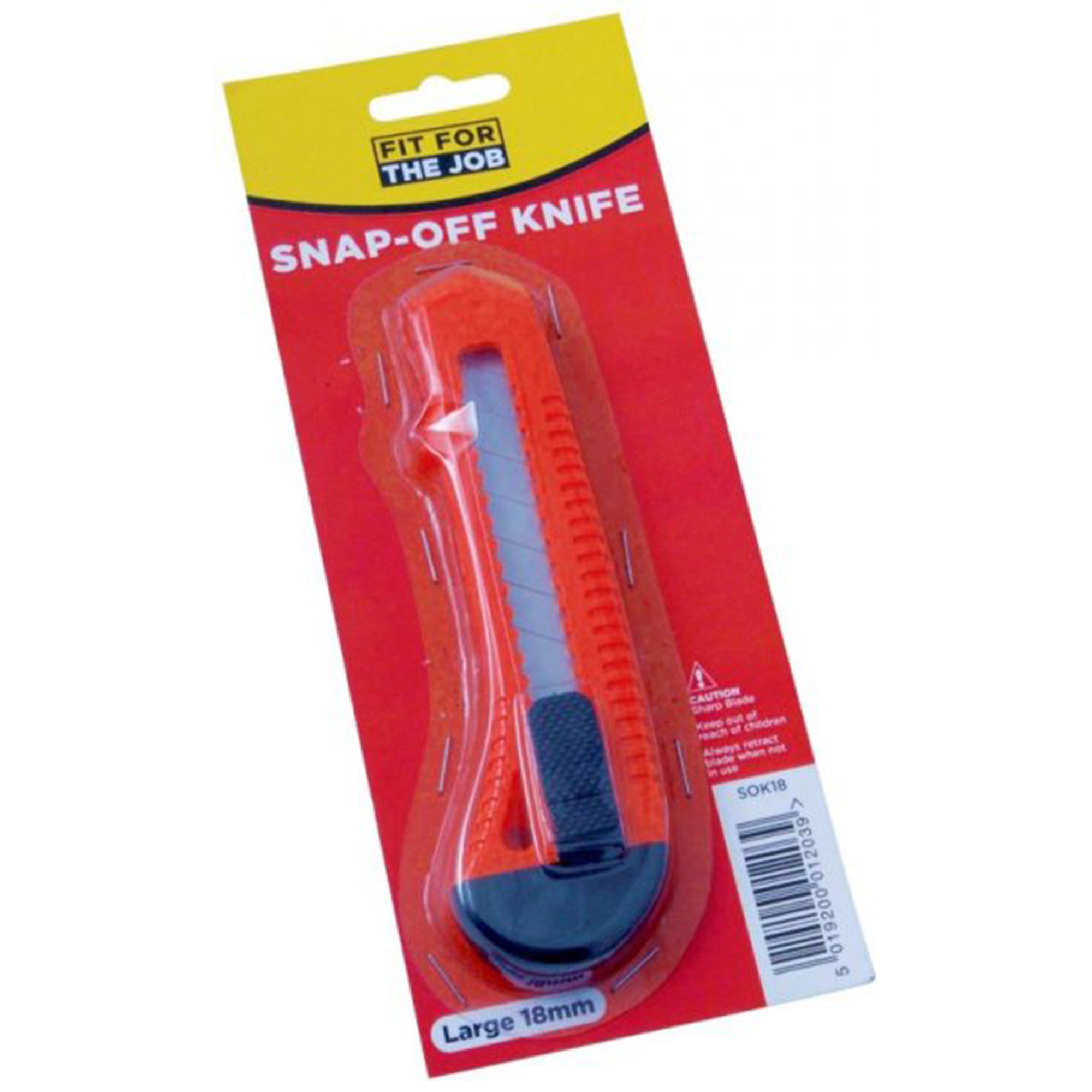 Rodo Snap Off Knife 18mm FFTJ
