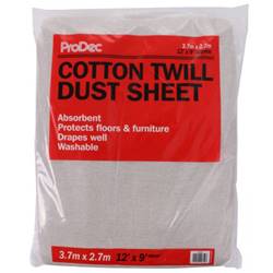 Rodo ProDec Cotton Twill Dust Sheet 12' x 9'