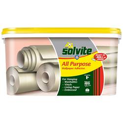 Solvite Ready To Use Wallpaper Adhesive 5 Rolls