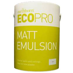 Buy 2 for £129 & Free Delivery on Earthborn Ecopro Matt 10L Ready Mixed