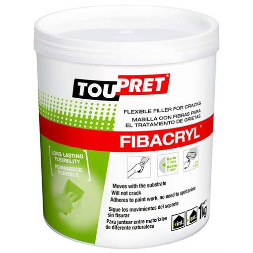 Toupret Fibacryl Flexible Filler Tub 1 kg