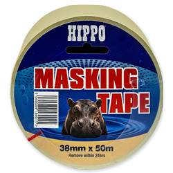 Hippo 25 mm x 50mtr Roll Masking Tape