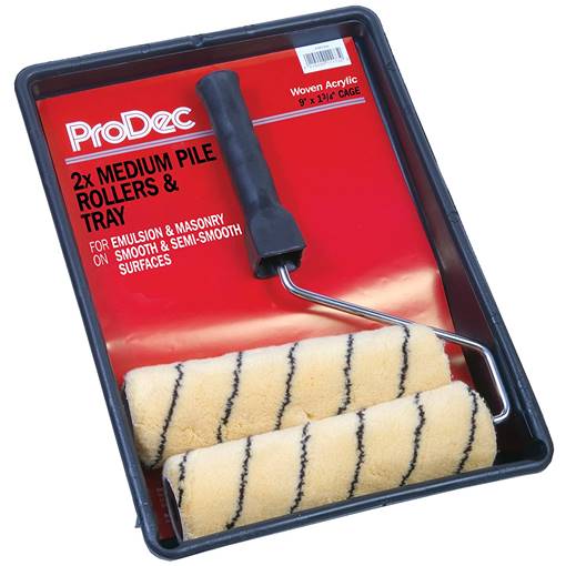 Rodo ProDec Tiger Medium Pile Roller & Tray 9" With Spare Sleeve