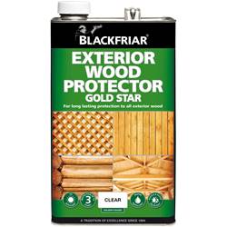 Buy 2 for £59 on Blackfriar Exterior Wood Protector Gold Star 5L Ready Mixed