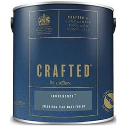 Buy 2 for £59 & Free Delivery on Crown Crafted Luxurious Flat Matt Emulsion 2.5L Ready Mixed